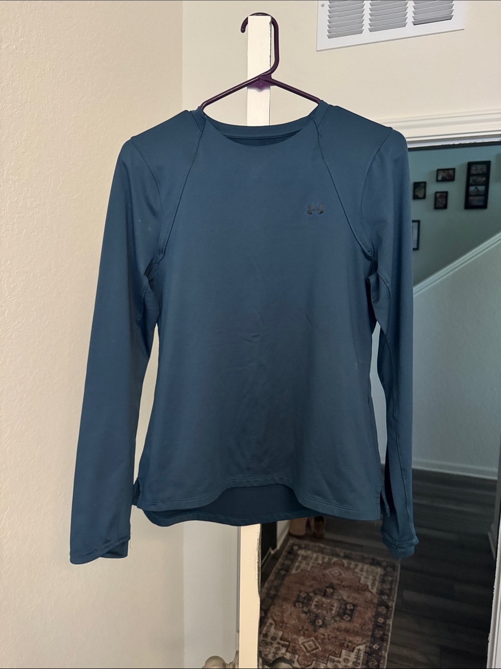 Under Armour Women's Long Sleeve Crewneck Top - Navy